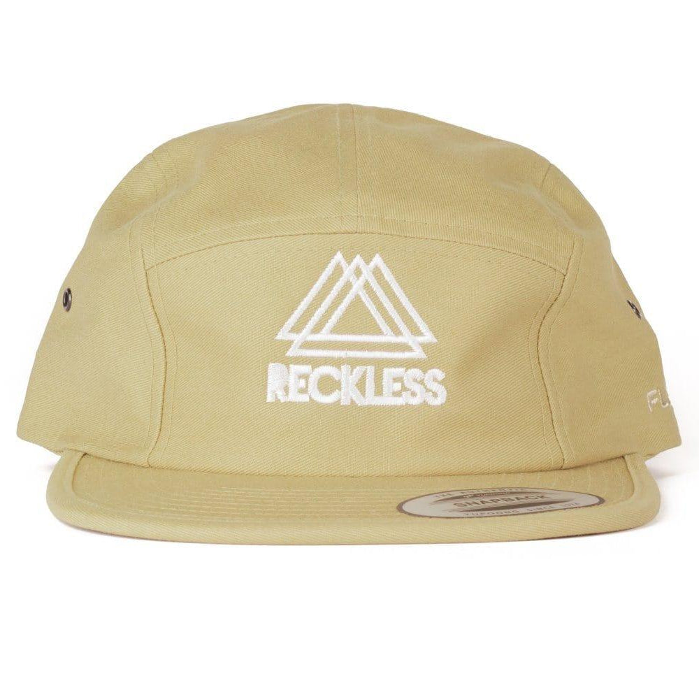 5 Panel Khaki Reckless x Flexfit Yupoong - Reckless