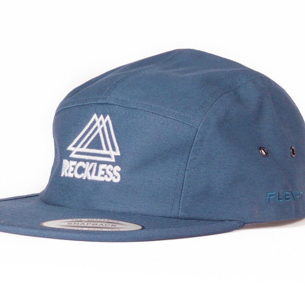 5 Panel Navy Reckless x Flexfit Yupoong - Reckless