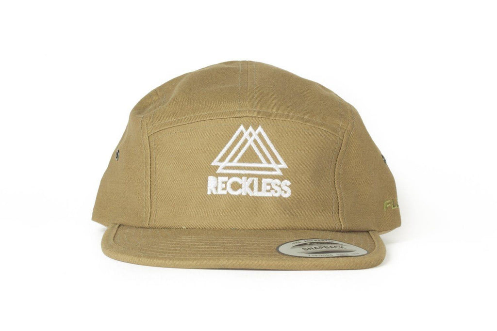 5 Panel Olive Reckless x Flexfit Yupoong - Reckless Snapback