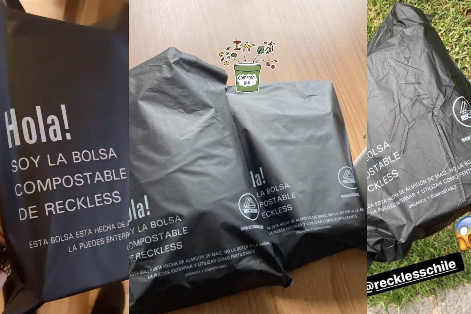 Bolsas compostables Reckless ¡Entierra la tuya! - Reckless