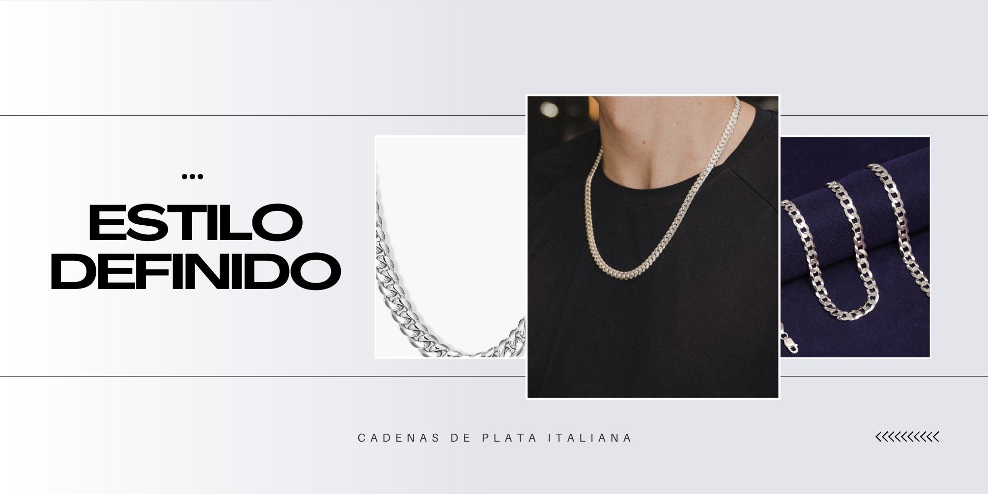 El accesorio que sabes que necesitas: nuevas cadenas de plata 925 - Reckless