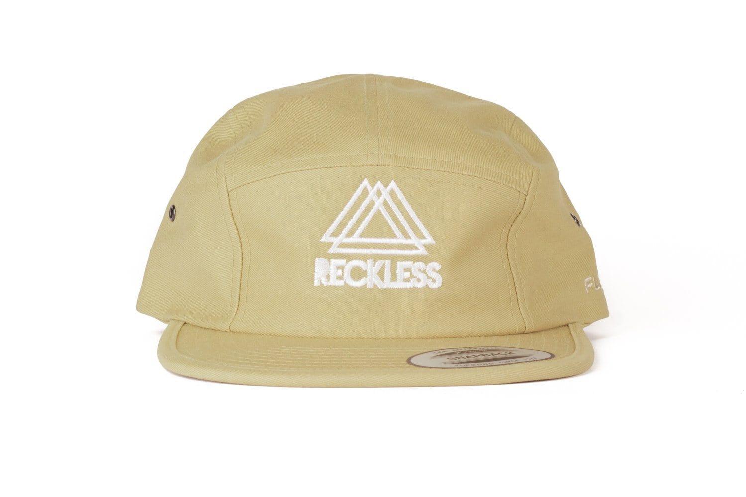 5 Panel Khaki Reckless x Flexfit Yupoong - Reckless