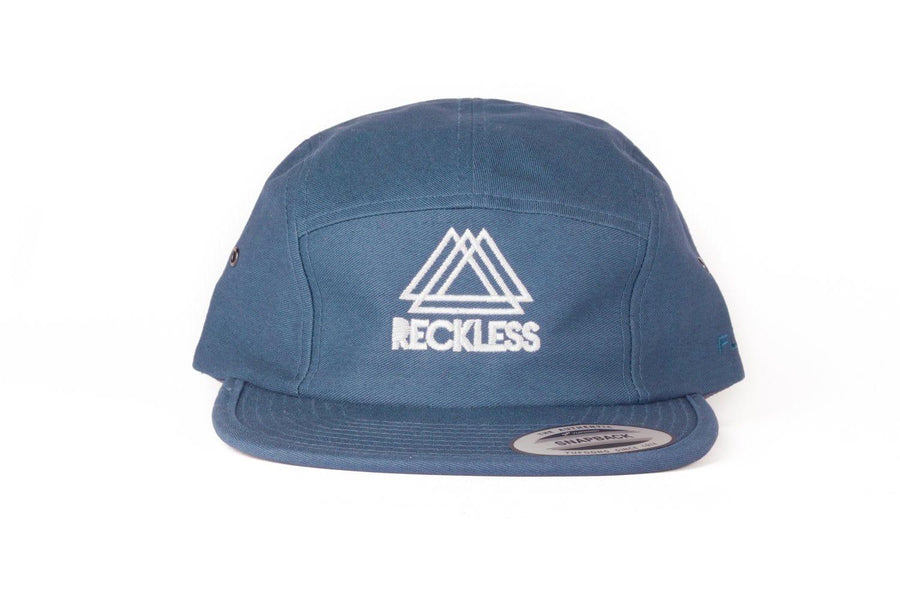 5 Panel Navy Reckless x Flexfit Yupoong - Reckless