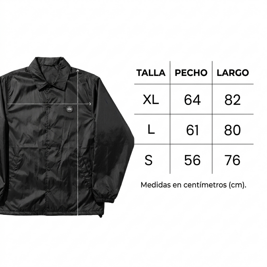 Coach Jacket Reckless — Unisex Negra | Drop 01 - 26