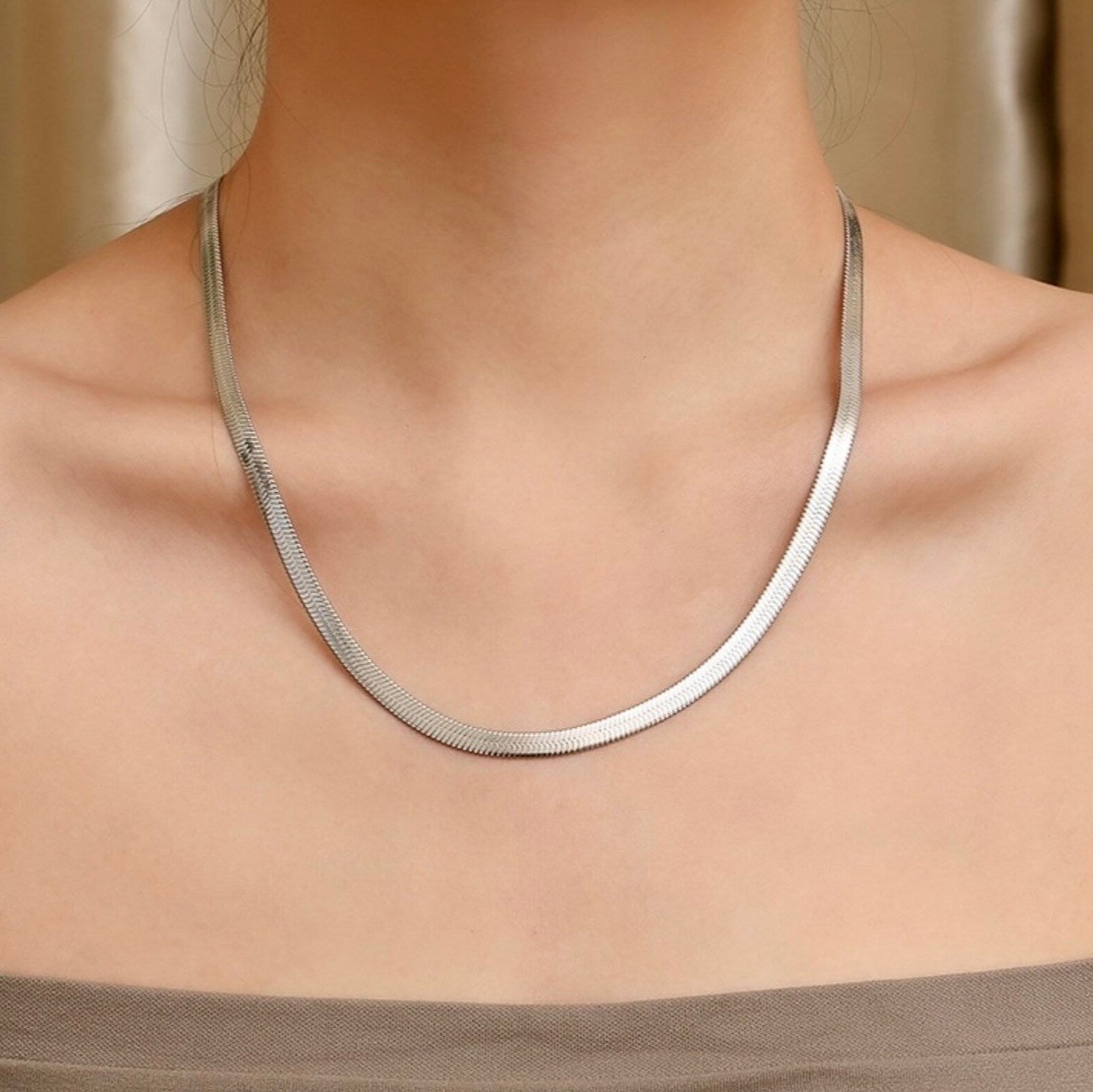 Cadena de Plata Italiana 925 Snake 3 mm - Reckless