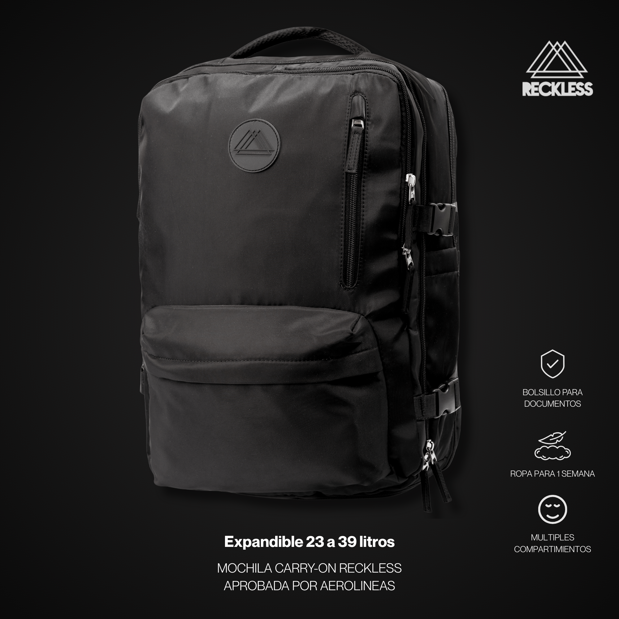 Mochila de viaje Reckless Amuk - Reckless